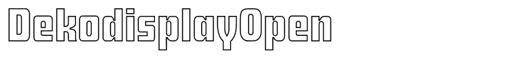 DekodisplayOpen