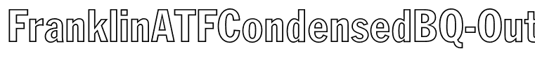 FranklinATFCondensedBQ-Outline