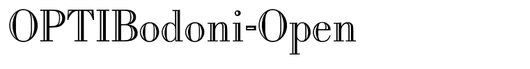 OPTIBodoni-Open