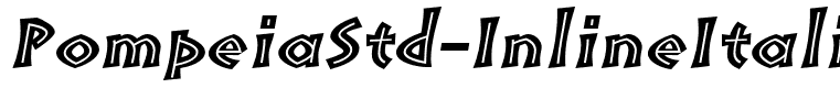 PompeiaStd-InlineItalic