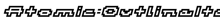 Atomic-OutlineItalic