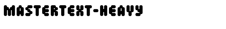 Mastertext-Heavy