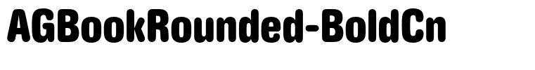 AGBookRounded-BoldCn
