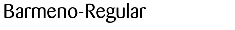 Barmeno-Regular