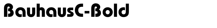 BauhausC-Bold