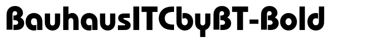 BauhausITCbyBT-Bold