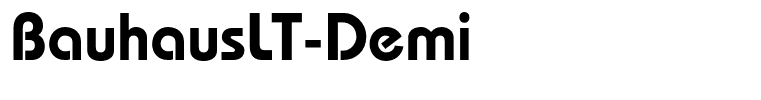 BauhausLT-Demi