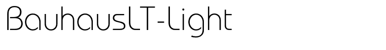 BauhausLT-Light