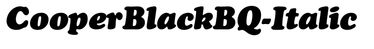 CooperBlackBQ-Italic