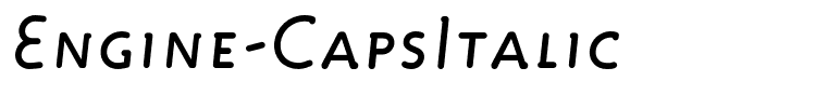 Engine-CapsItalic