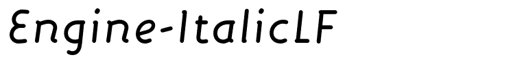 Engine-ItalicLF
