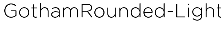 GothamRounded-Light