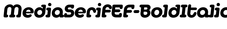 MediaSerifEF-BoldItalic