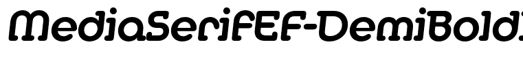 MediaSerifEF-DemiBoldItalic
