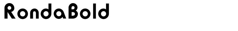 RondaBold