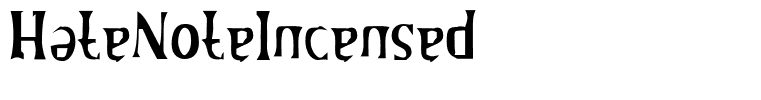HateNoteIncensed