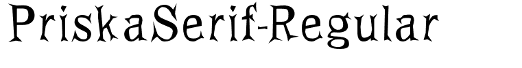 PriskaSerif-Regular