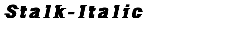 Stalk-Italic