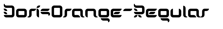 DorisOrange-Regular