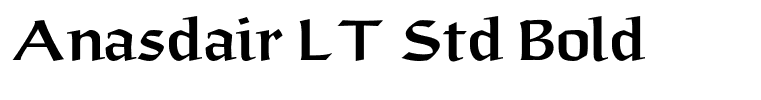 Anasdair LT Std Bold
