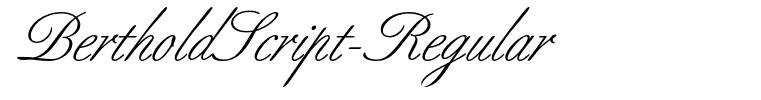 BertholdScript-Regular