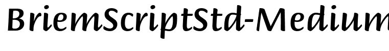 BriemScriptStd-Medium