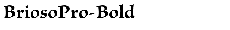 BriosoPro-Bold