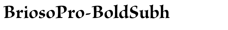 BriosoPro-BoldSubh