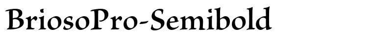 BriosoPro-Semibold