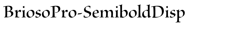 BriosoPro-SemiboldDisp