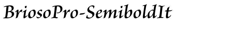 BriosoPro-SemiboldIt
