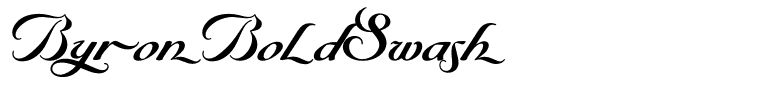 ByronBoldSwash