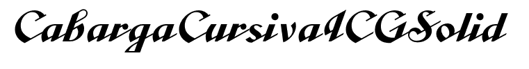 CabargaCursivaICGSolid