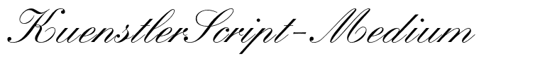 KuenstlerScript-Medium
