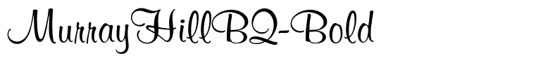 MurrayHillBQ-Bold