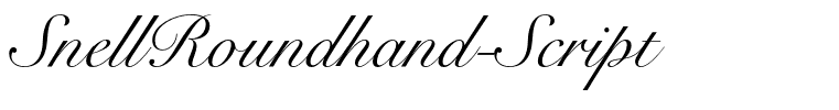 SnellRoundhand-Script