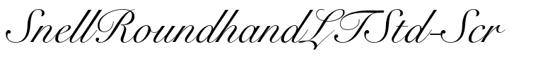 SnellRoundhandLTStd-Scr