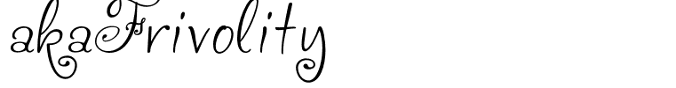 akaFrivolity
