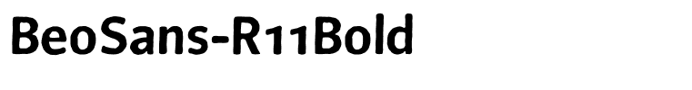 BeoSans-R11Bold