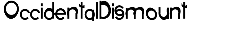 OccidentalDismount