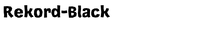 Rekord-Black