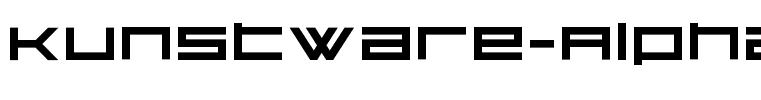 Kunstware-Alphabet