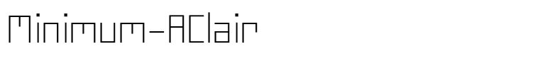 Minimum-AClair