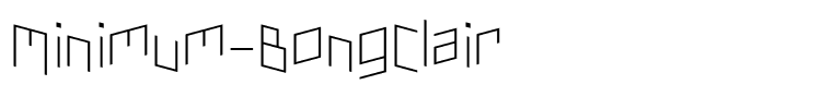 Minimum-BongClair