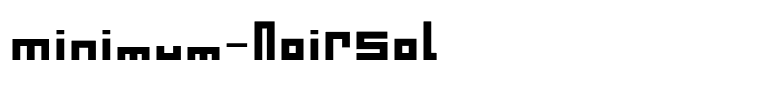 Minimum-NoirSol