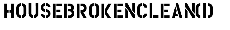 HouseBrokenClean(1)