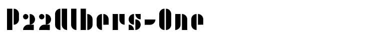 P22Albers-One