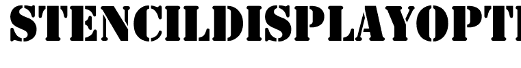StencilDisplayOpti