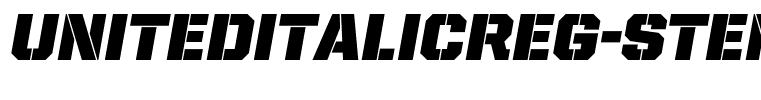 UnitedItalicReg-Stencil