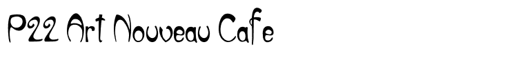 P22 Art Nouveau Cafe
